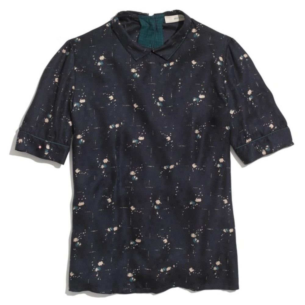 Madewell sessùn balsamine silk top